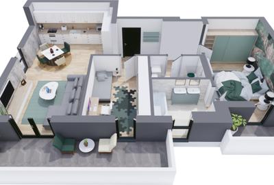 Apartament 3 camere în TODI 2 - 4