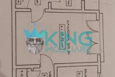 Apartament cu 3 camere semidecomandat în 1 Decembrie 1918