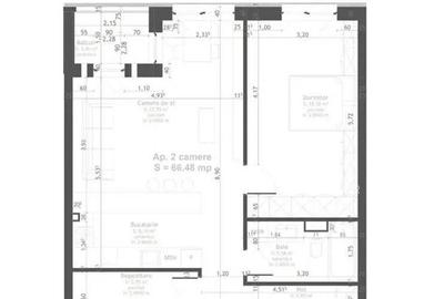 Apartament cu 2 camere în Gheorgheni