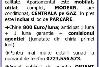 Faleza Nord, decomandat, 2 camere, etaj 1, mobilat modern, parcare - 9