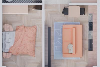 Apartament cu 2 camere decomandat în Lumina - 3