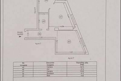 Apartament cu 2 camere semidecomandat în Valu lui Traian - 5