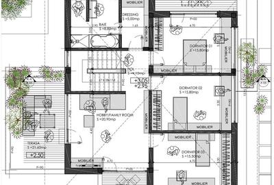 Casă cu 6 camere cu Teren 1000 Mp în Bârnova - 10