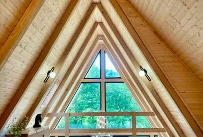 Cabana A frame situata langa padure si la marginea islazului - 2