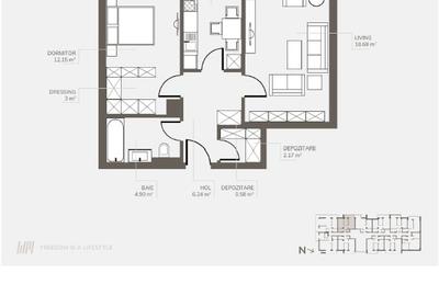 Dezvoltator, Apartament doua camere , Welmont/Rokman - 5