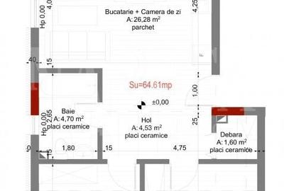Apartament cu 3 camere semidecomandat în Mănăștur - 3