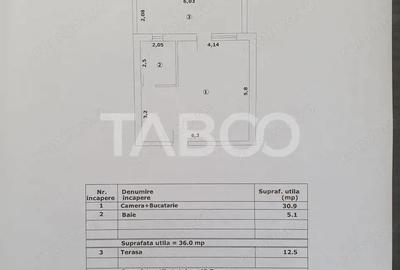 Studio de vanzare 36mp utili + terasa 12 mp constructie noua 2025 Studio de vanzare 36mp utili + terasa 12 mp constructie noua 2025 - 1