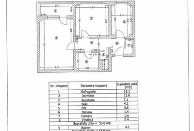 Apartament cu 2 camere decomandat, mobilat în Dristor - 7