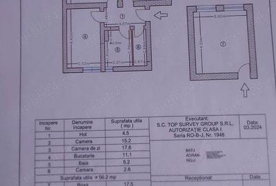 Apartament cu 2 camere decomandat în Central