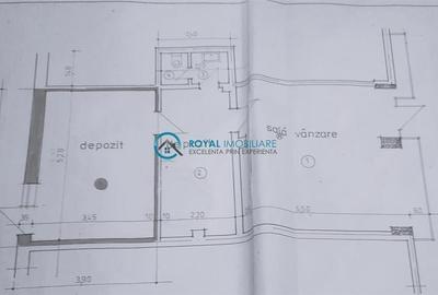 Spațiu comercial, 70 mp în Republicii
