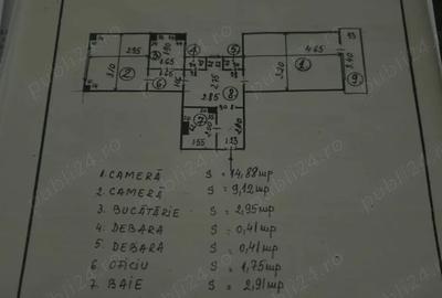 Aparent 2 camere de vanzare (urgent)pre? negociabil - 1