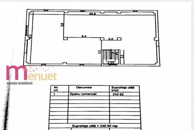 Spațiu comercial, de 240 mp, în E3 - 12
