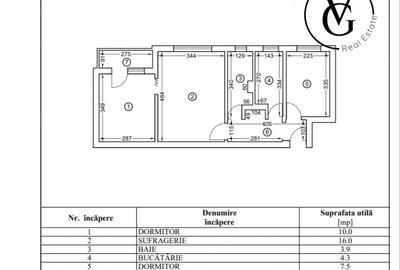 Apartament 3 camere  -zona Tomis Nord - 13