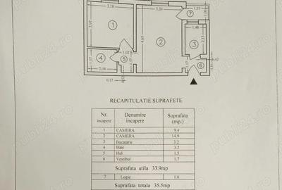 Apartament cu 2 camere semidecomandat în Rahova - 2