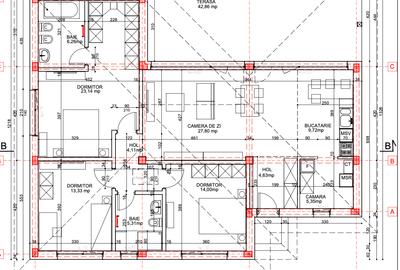 Casă individuală cu 4 camere cu Canalizare în Balotești - 10