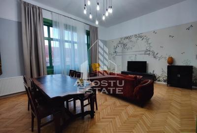 Apartament cu 3 camere decomandat, mobilat în Central