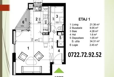 Decebal - Unirii, Imobil Nou S+P+4Et. - 2026, lux, lift, prima inchiriere - 6