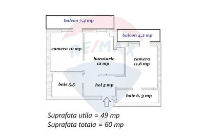 Apartament cu 2 camere decomandat, mobilat în Ultracentral - 2