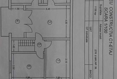 Casă cu 9 camere cu Teren 1000 Mp în Central - 8