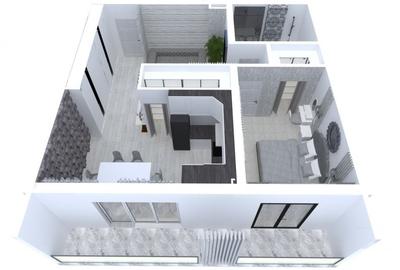 Apartament nou cu 2 camere de vanzare in Complexul Brubus -Santandrei - 2