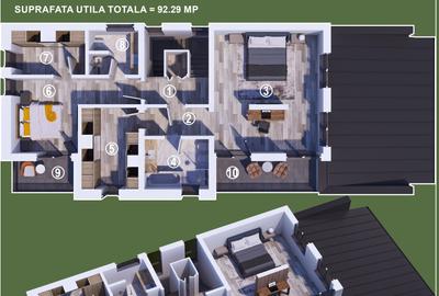 Vila P+1 | Single | Teren 470mp  Strada Campului | An 2025 | Finisaje la alegere - 3