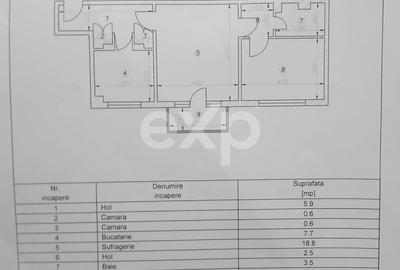 Apartament cu 2 camere semidecomandat, mobilat în Banat - 3