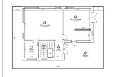 Penthouse cu 2 camere decomandat în Ghiroda