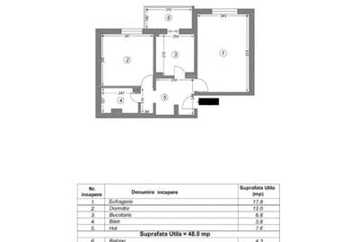 Apartament cu 2 camere decomandat în Faleza Nord - 5