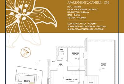 Direct Dezvoltator | Apartament 2 camere cu terasa - Liberatii Direct Dezvoltator | Apartament 2 camere cu terasa - Liberatii - 16