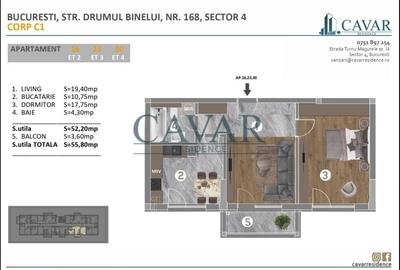 Apartament 2 Camere Cavar Residence Finisaje Premium - 3
