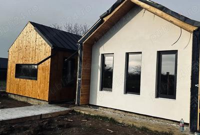 Casa moderna stil scandinav, 3 dormitoare, teren 513 mp Aduna?ii Copaceni | 115.000 - 1