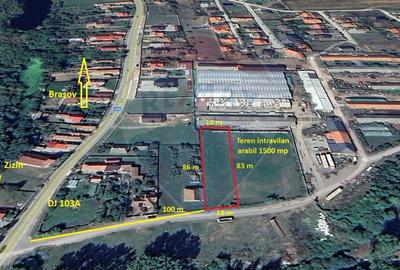 Teren intravilan, 1500 mp, Tarlungeni, DJ 103A