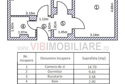 Apartament cu 2 camere decomandat în Morarilor - 9