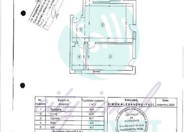 Cabinet, birou sau locuință - apartament 2 camere, zona Moșilor - 14