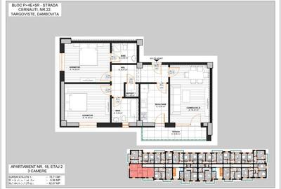 Apartament cu 3 camere în Central