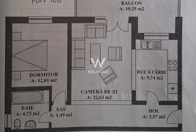 Apartament cu 2 camere în Șelimbăr - 17