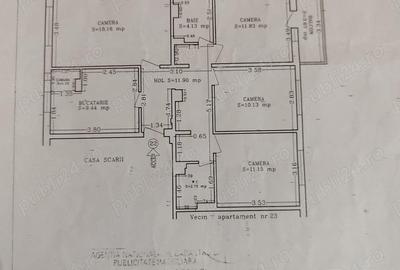 Apartament cu 4 camere decomandat în Central - 6