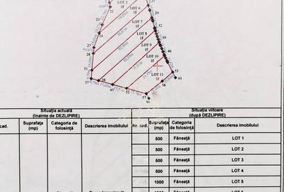Teren Construcții extravilan de 1050 mp, în Vest