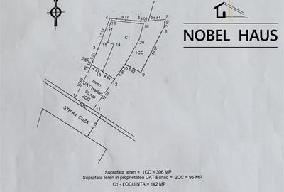 Casa si teren 306 mp, Barlad, str Al I Cuza - 8