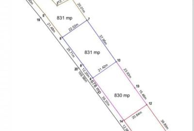 Teren de 3500 mp, în Central