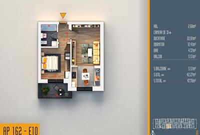 Apartament cu 2 camere decomandat în Liviu Rebreanu - 6