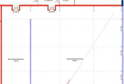 Spatiu depozitare sau productie 600mp, birouri si anexe 150mp, Tetarom I - 1