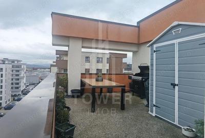 Penthouse 116 mp, terasa generoasa- vedere panoramica, compartimentare excelenta - 2