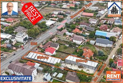 2 x Hala 500mp | 3,2e/mp! | E85 si Macului |Utilitati | Afumati IF - 9