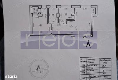 Apartament cu 2 camere decomandat, mobilat în Ghencea