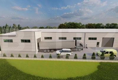 Hala moderna, acces din E576, birouri, 1658 mp utili, rampa andocare, ISU - 3