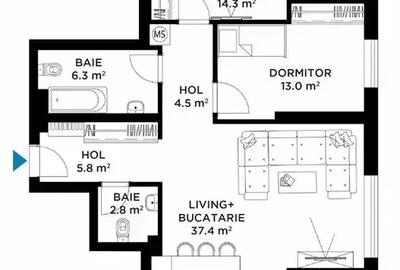 Apartament cu 3 Camere - Vecinatate Lac | Bucureștii Noi | Străulești - 3