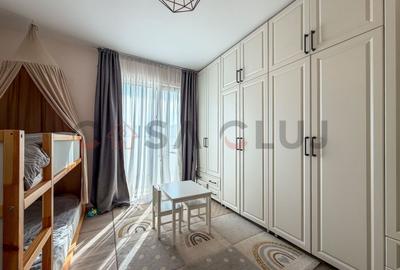 Apartament cu 3 camere semidecomandat, mobilat în Florești - 12