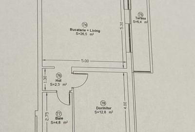 Apartament cu 2 camere, mobilat în Braytim - 3