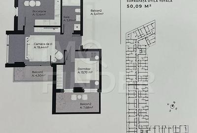 Vanzare apartament 2 camere, zona Soporului/Gheorgheni, imobil nou - 1